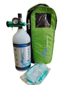 2kg OxyGo Oxygen Cylinder on Rent (Aluminium)
