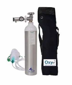 5.75kg Al-Can Oxygen Cylinder on Rent (Aluminium)