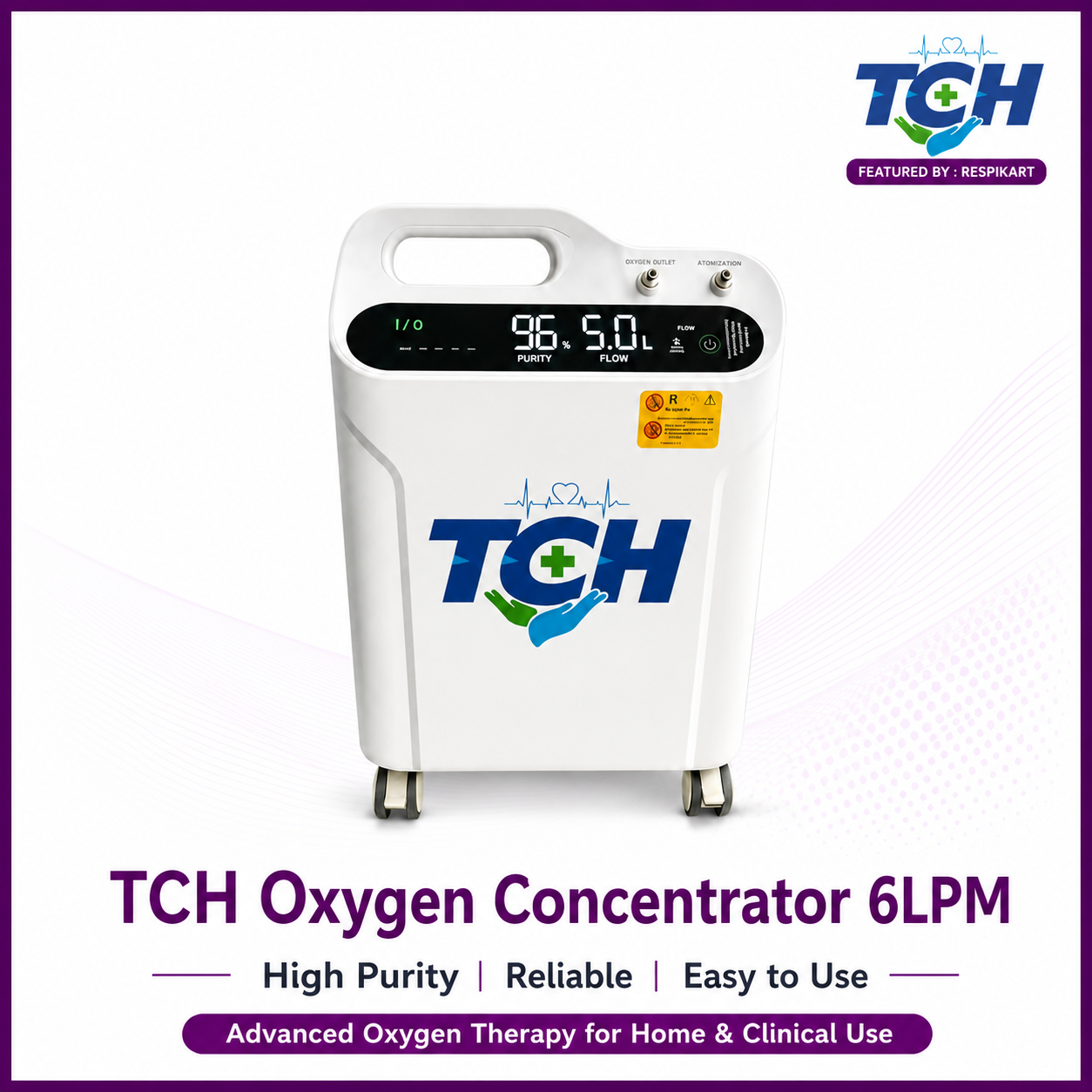 TCH Oxygen Concentrator 6LPM On Rent Delhi NCR I Same Day Delivery Within 2 Hours